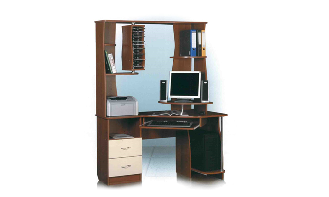 Пристенный стол для компьютера и ноутбука Орто 102