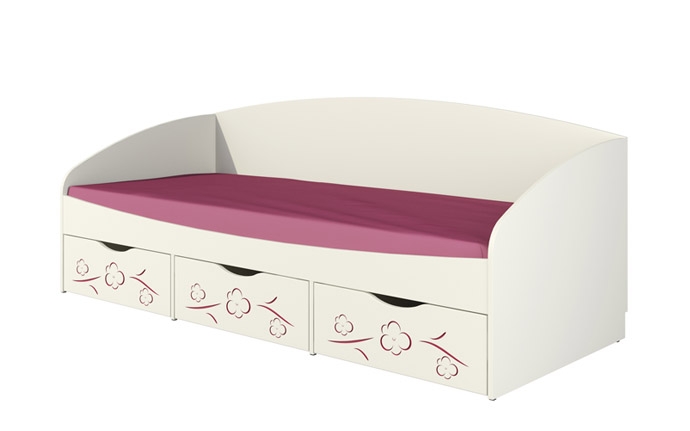 Кровать детская с ящиками Сакура КР-2Д0